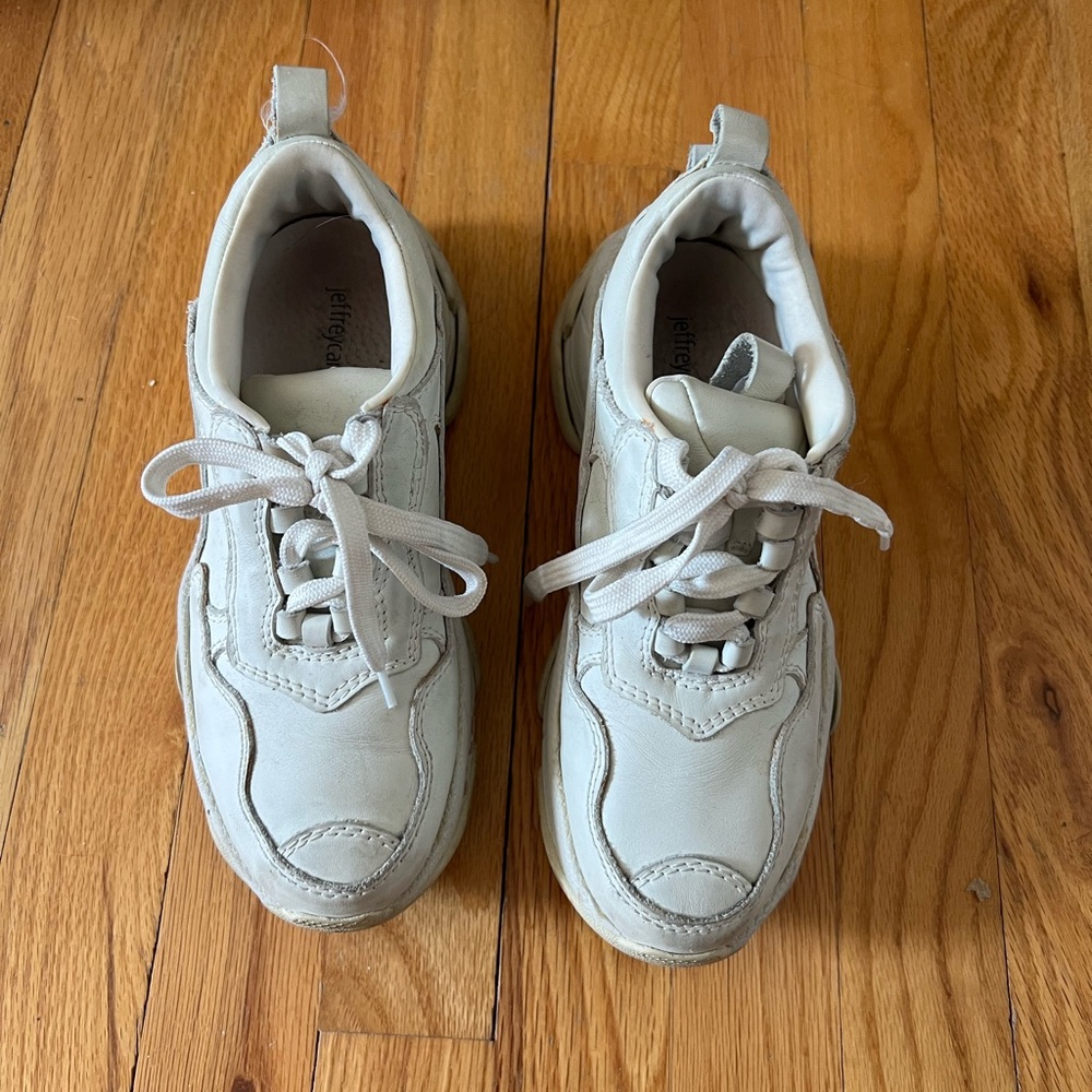 Jeffrey Campbell Cream Sneakers